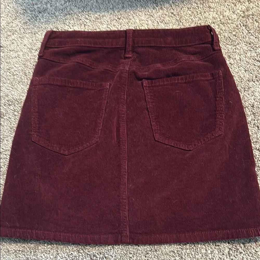 SO Red A-Line Mini Skirt Casual - Picture 3 of 3
